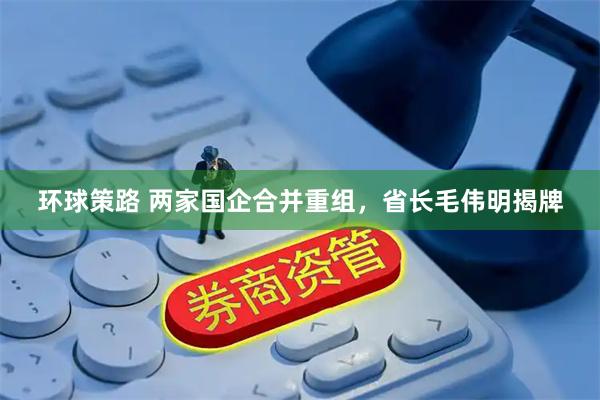 环球策路 两家国企合并重组，省长毛伟明揭牌