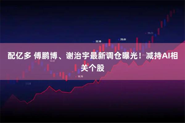 配亿多 傅鹏博、谢治宇最新调仓曝光！减持AI相关个股
