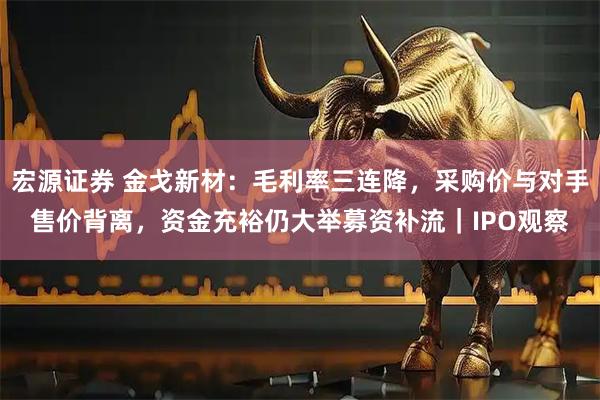 宏源证券 金戈新材：毛利率三连降，采购价与对手售价背离，资金充裕仍大举募资补流｜IPO观察