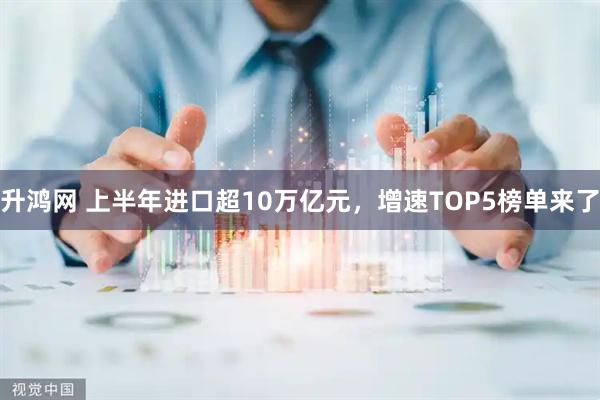 升鸿网 上半年进口超10万亿元，增速TOP5榜单来了