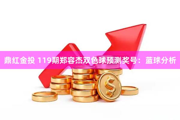 鼎红金投 119期郑容杰双色球预测奖号：蓝球分析